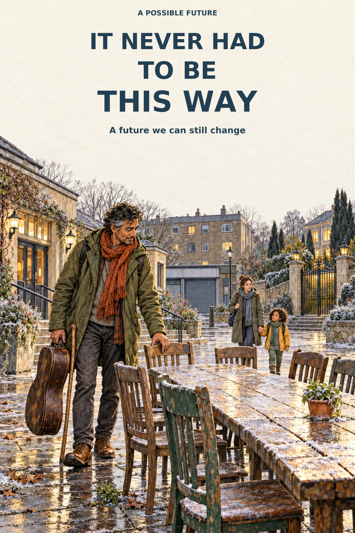 Cover of It Never Had to Be This Way, graphic novel 4 of four